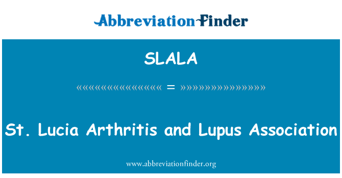 SLALA: 圣露西娅关节炎和狼疮协会