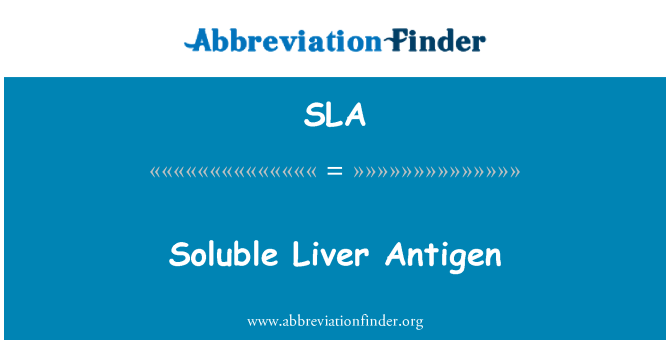 SLA: I ka fonn Antigène fwa