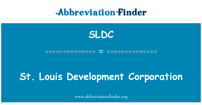 SLDC: St. Louis Development Corporation