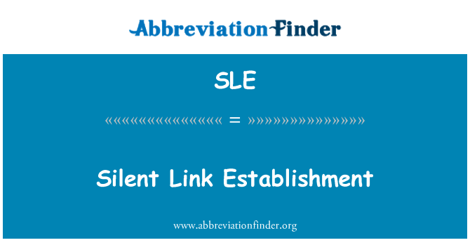 SLE: Creazione di Link silenzioso