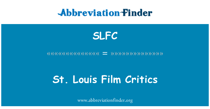 SLFC: Críticos de cine de St. Louis