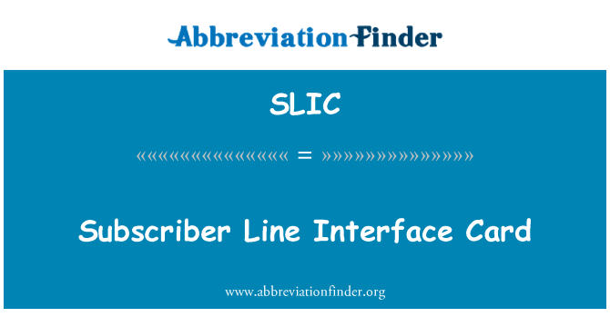 SLIC: Liy abònen entèfas kat