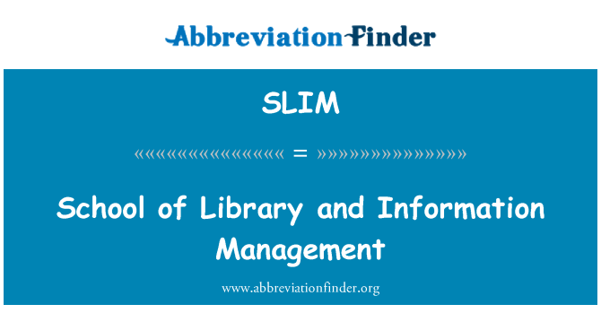 SLIM: Lekòl bibliyotèk Et Gestion enfòmasyon