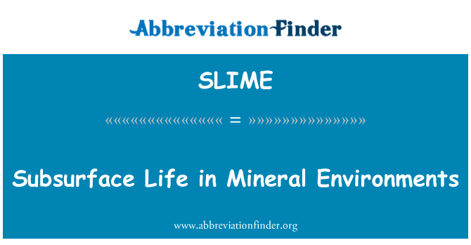 SLIME: Eaux lavi nan Environnements Mineral