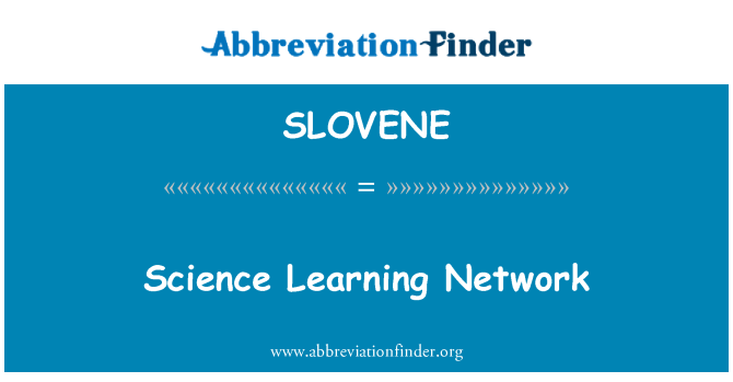 SLOVENE: 科學學習網路