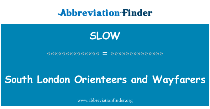 SLOW: Wayfarers et coureurs du sud de Londres