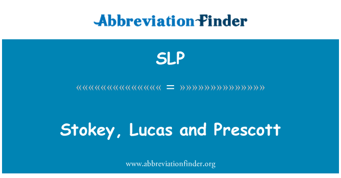 SLP: Stokey, Lucas og Prescott