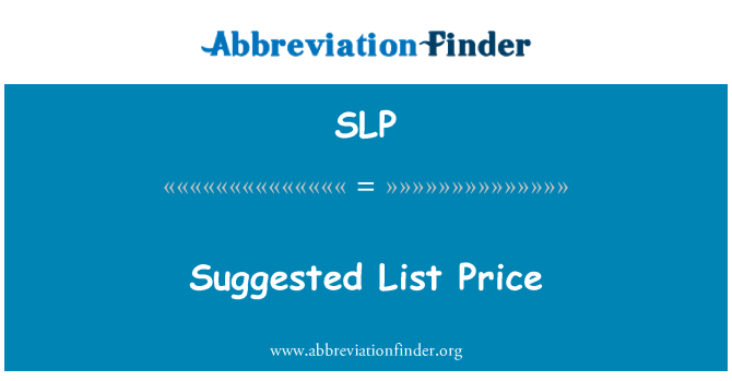 SLP: Te sigjere ke lis pri