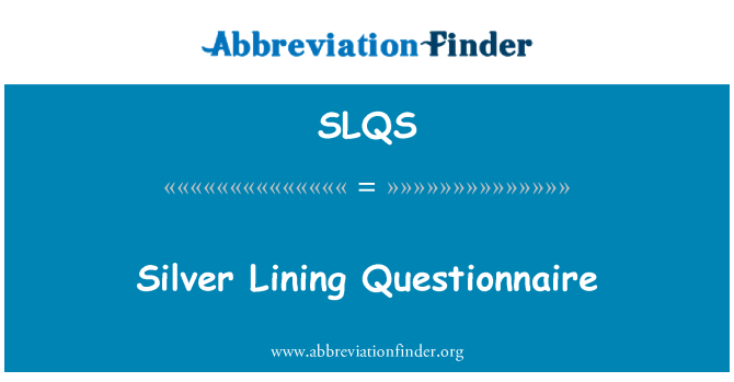 SLQS: Ajan Revêtement Questionnaire