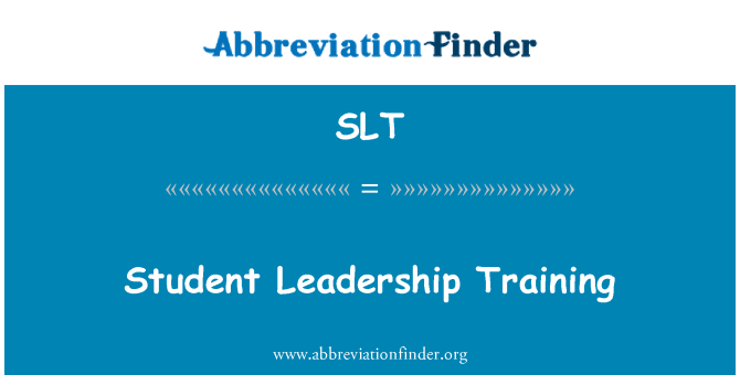 SLT: Študent Leadership Training