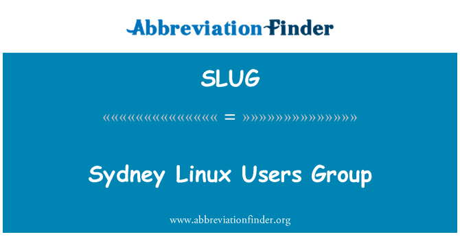 SLUG: Sydney Linux Users Group