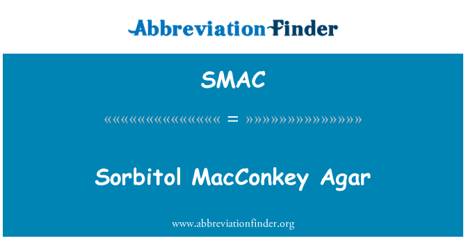 SMAC: בסורביטול MacConkey אגר