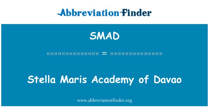 SMAD: Stella Maris Akadémia Davao
