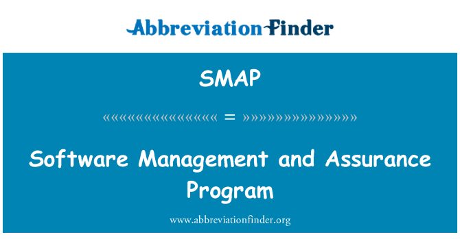 SMAP: Software Management og Assurance programmet