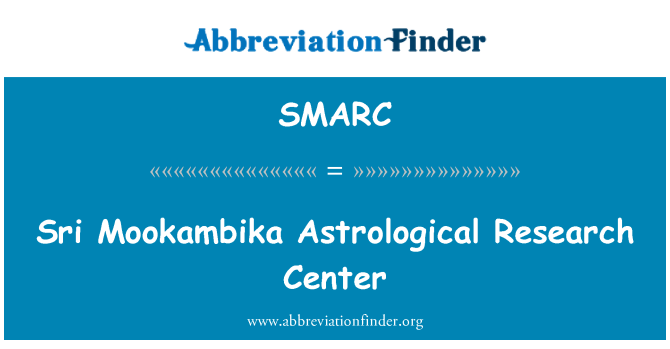 SMARC: Sri Mookambika Aspect Research Center