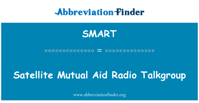 SMART: Satellite Mutual Aid Radio Talkgroup