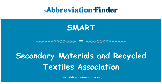 SMART: Matières secondaires et Textiles recyclés Association