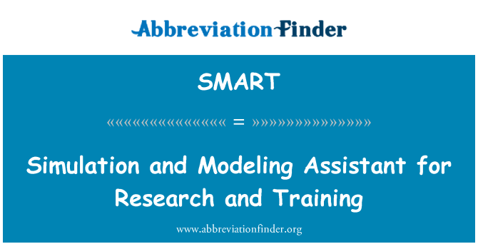 SMART: Simulation and Modeling Assistant for Research and Training