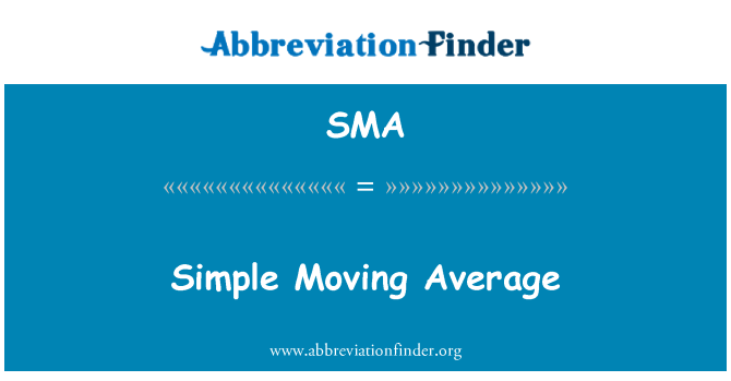 SMA: 简单移动平均线