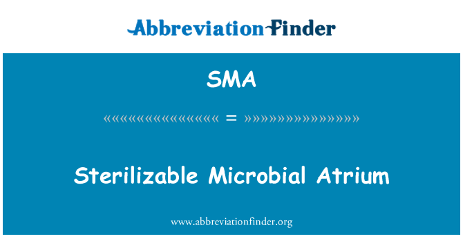 SMA: Sterilizable mikroobide aatrium