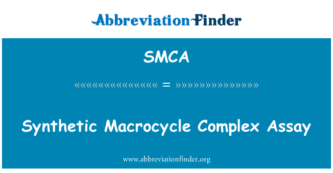 SMCA: 合成大環複雜測定