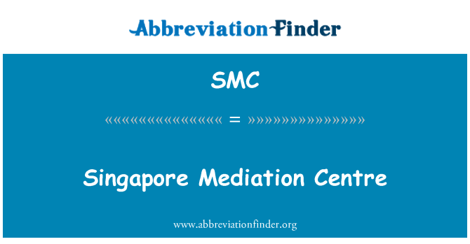 SMC: Singapur mediační centrum