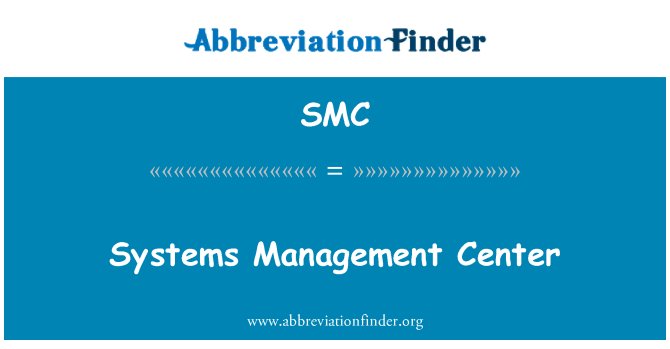 SMC: Sistemi za upravljanje Center