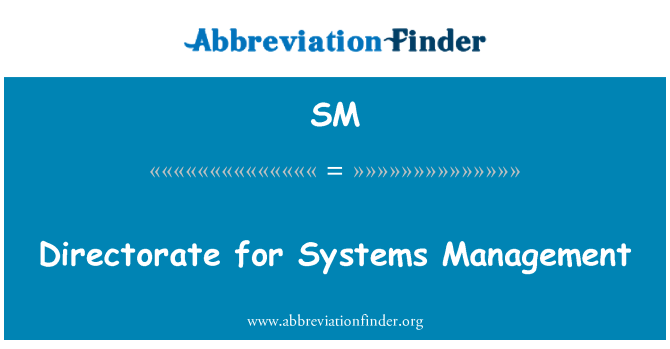SM: Direktorat pengurusan sistem
