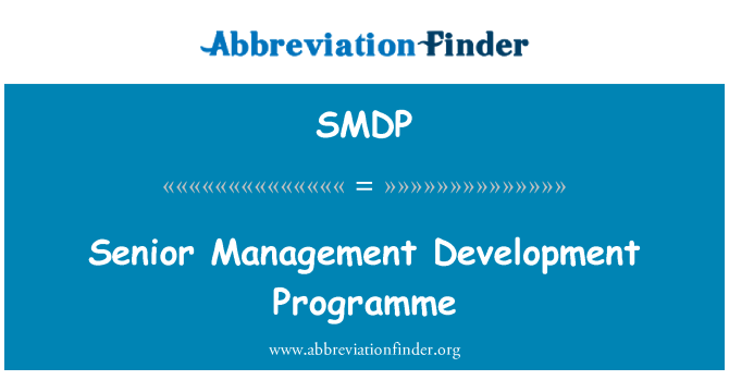 SMDP: Program rozvoje vrcholového vedení