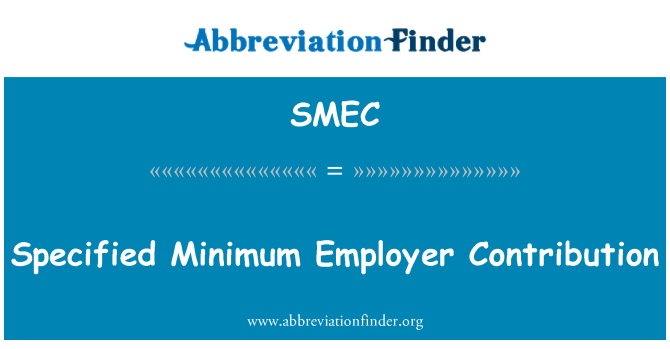 SMEC: Specificato il contributo del datore di lavoro minimo