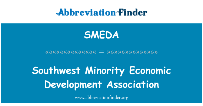 SMEDA: Ассоциация экономического развития Юго-Западной меньшинства