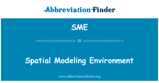 SME: Không gian mô hình môi trường