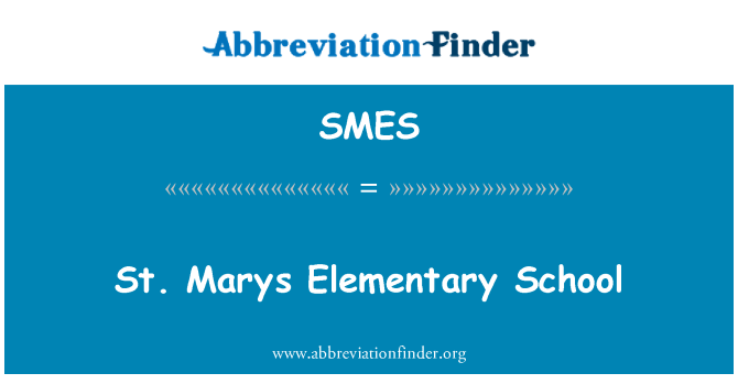 SMES: St. Marys základní School