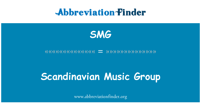 SMG: Skandinaavia Music Group