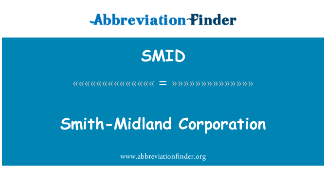 SMID: Smith-Midland Corporation