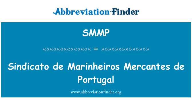 SMMP: Sindicato de Marinheiros Mercantes de Portugal