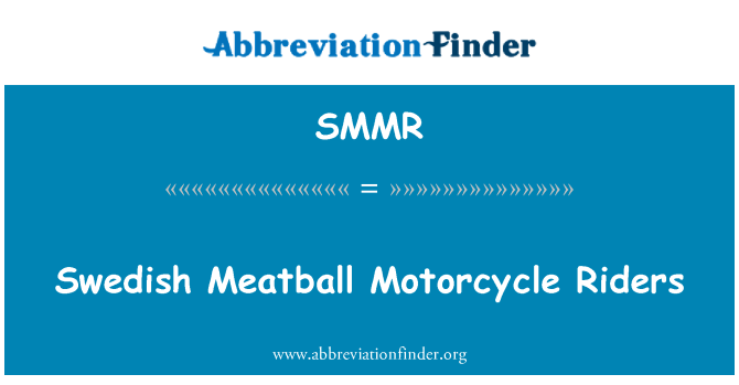 SMMR: Švédský karbanátek motocyklů