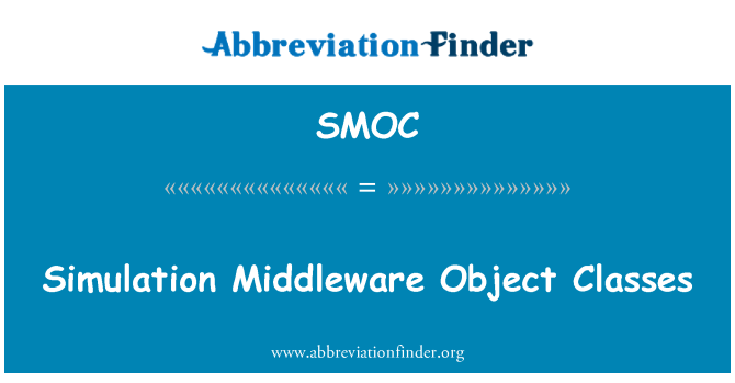SMOC: Klassijiet ta ' l-oġġett ta ' l-Middleware simulazzjoni