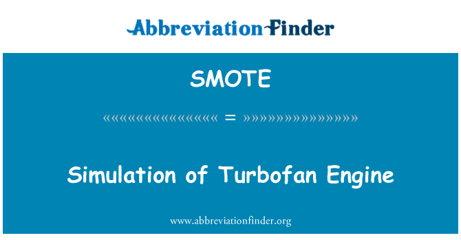 SMOTE: Simulasi enjin Turbofan