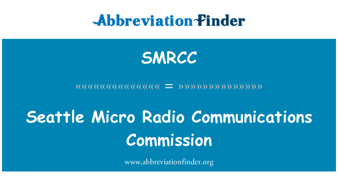 SMRCC: Comissió de comunicacions de ràdio Microordinador de Seattle
