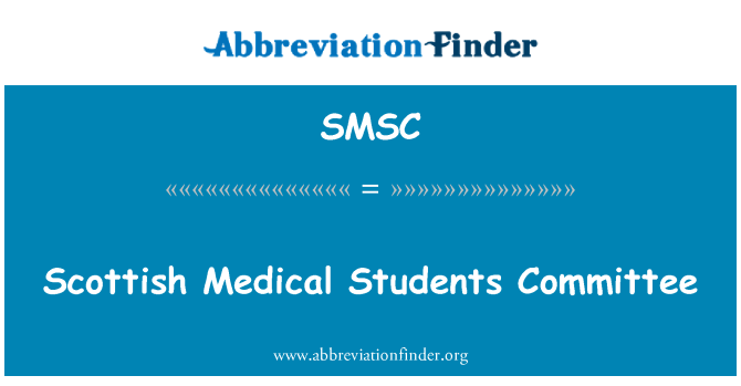 SMSC: Skotske medicinstuderende Udvalget