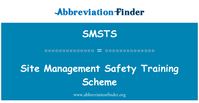 SMSTS: Pla de formació de seguretat de gestió de lloc