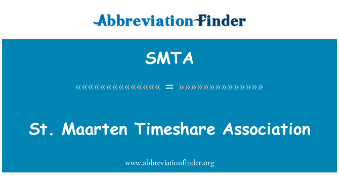 SMTA: Assoċjazzjoni St. Maarten Timeshare
