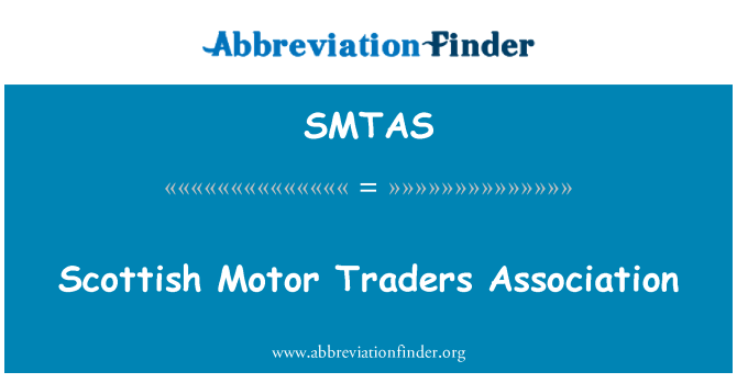 SMTAS: Scottish Motor Traders Association