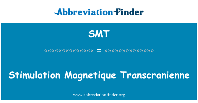 SMT: Ysgogiad Magnetique Transcranienne