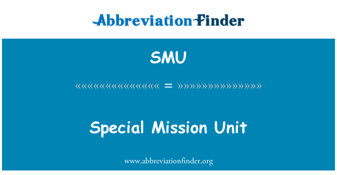 SMU: Unità ta ' missjoni speċjali