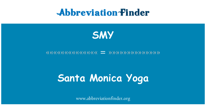 SMY: Santa Monica Yoga