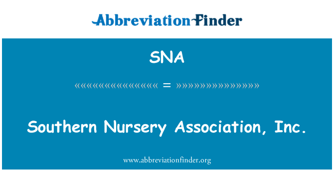 SNA: Južni vrtić Association, Inc