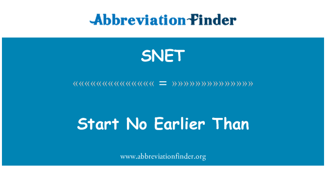 SNET: Kòmanse non plus pase