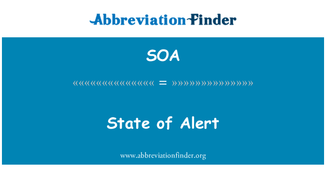 SOA: ریاست کا انتباہ
